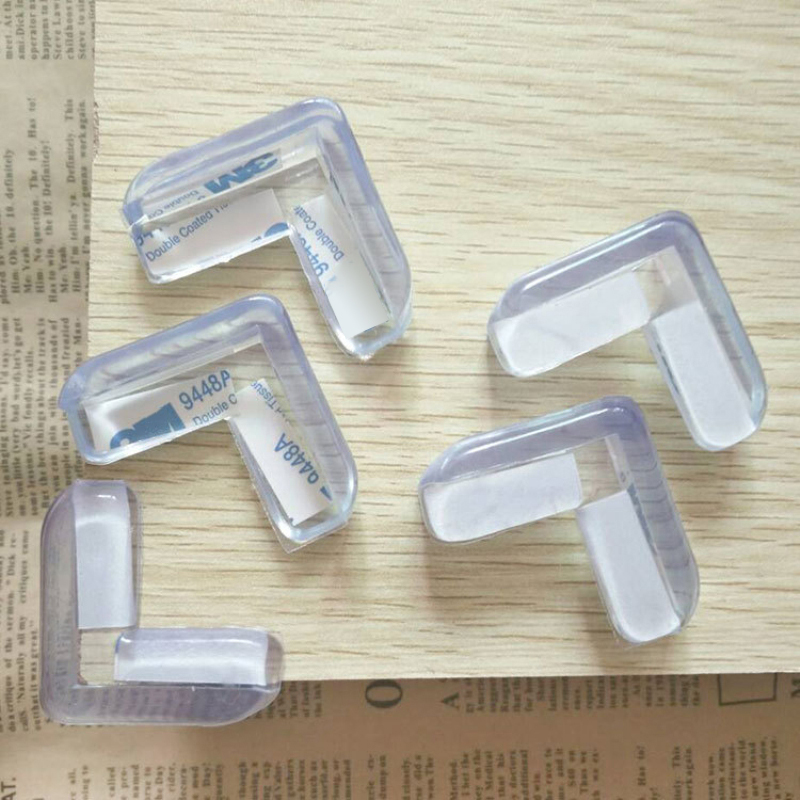 4Pcs Silicone Table Edge Protector Table Corner Anticollision Edge Corners Guards Cover Baby Boy Girl Kids Safety