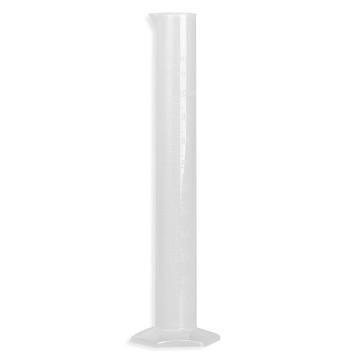 100ml Translucent Plastic Laboratory Cylinder Graduated Measuring Cylinder Tools for Chemistry Laboratory Test School Supplies