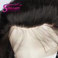 Soul Lady Pre Plucked 360 Lace Frontal Brazilian Straight Human Hair 360 Lace Closure Swiss Lace Remy Hair 360 Full Lace