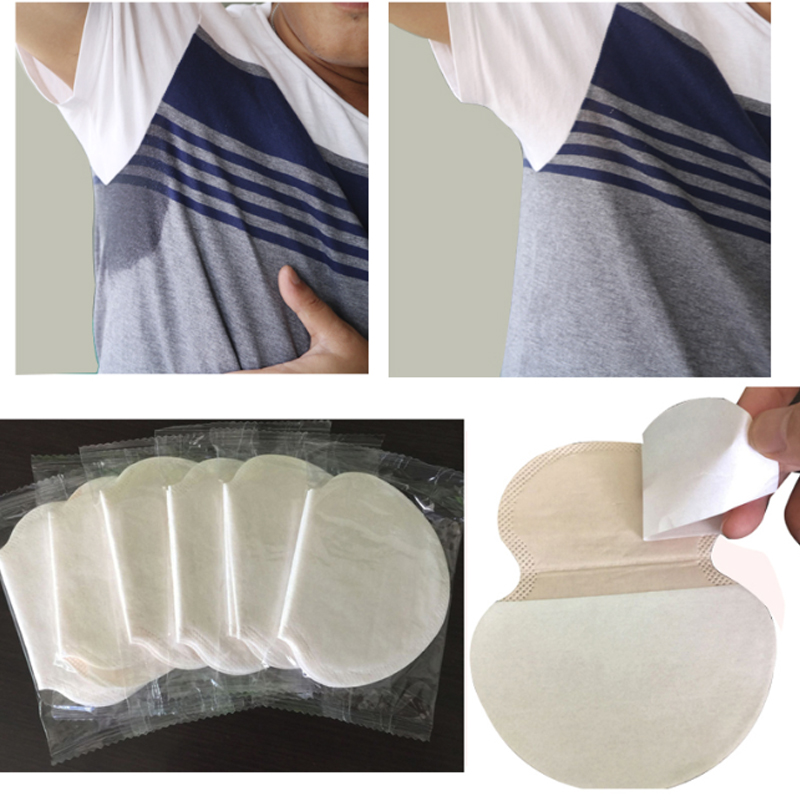 50/100Pcs Underarm Armpits Sweat Pads Disposable Anti Sweat Stickers for Underarm Gasket Sweat Deodorant Antiperspirant Linings