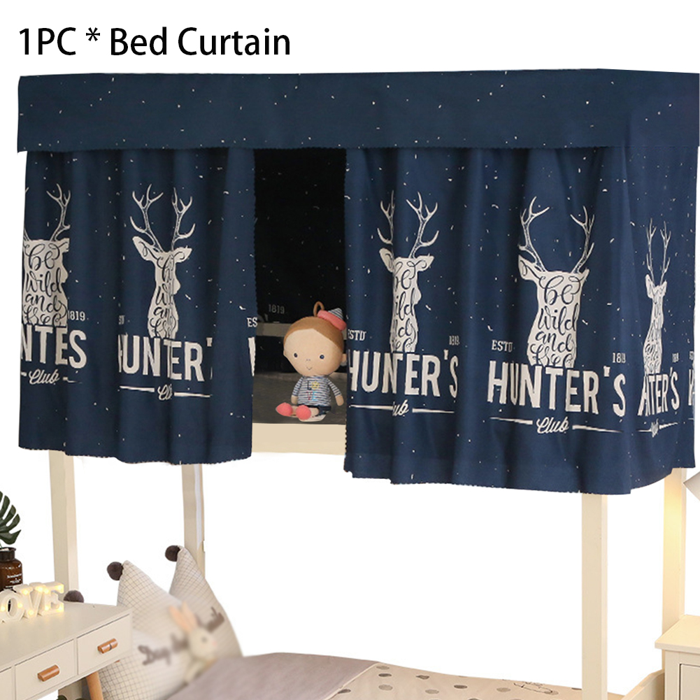 Cloth Mosquito Protection Dustproof Blackout Single Bed Curtain Home Elegant School Student Dormitory Decor Breathable Shading