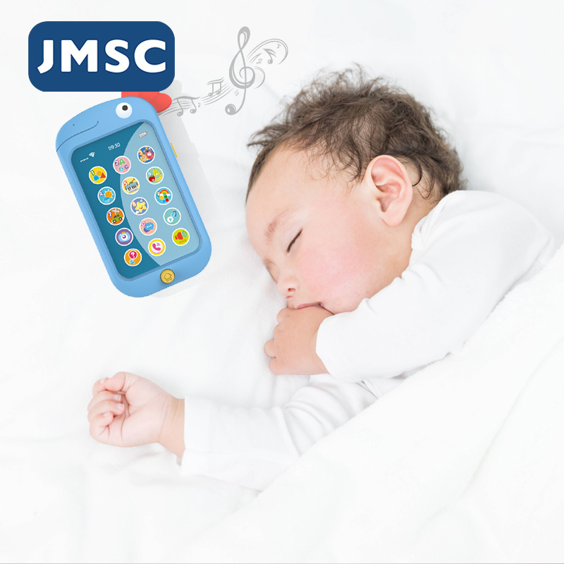 JMSC Baby Phone Toy Mobile Telephone Early Educational Chinese/English Learning Machine Teether Musical Multi-Function Kids