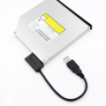 7+6 13Pin Slim SATA to USB CD DVD Rom Optical Drive Cable Adapter Converter SP99