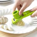 Kitchen Parts Garlic Press Squeezer Ginger Stainless Steel Mincer Cooking Tool Presse ail Crusher Vegetable Peeler Random Color