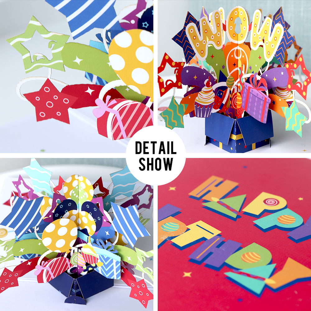 Birthday Gift Box Pop-up Card2