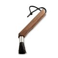 Espresso Machine Coffee Grinder Powder Cleaning Brush Natural Bristles Walnut Wood for Barista Home Kitchen Bean Grain Tool