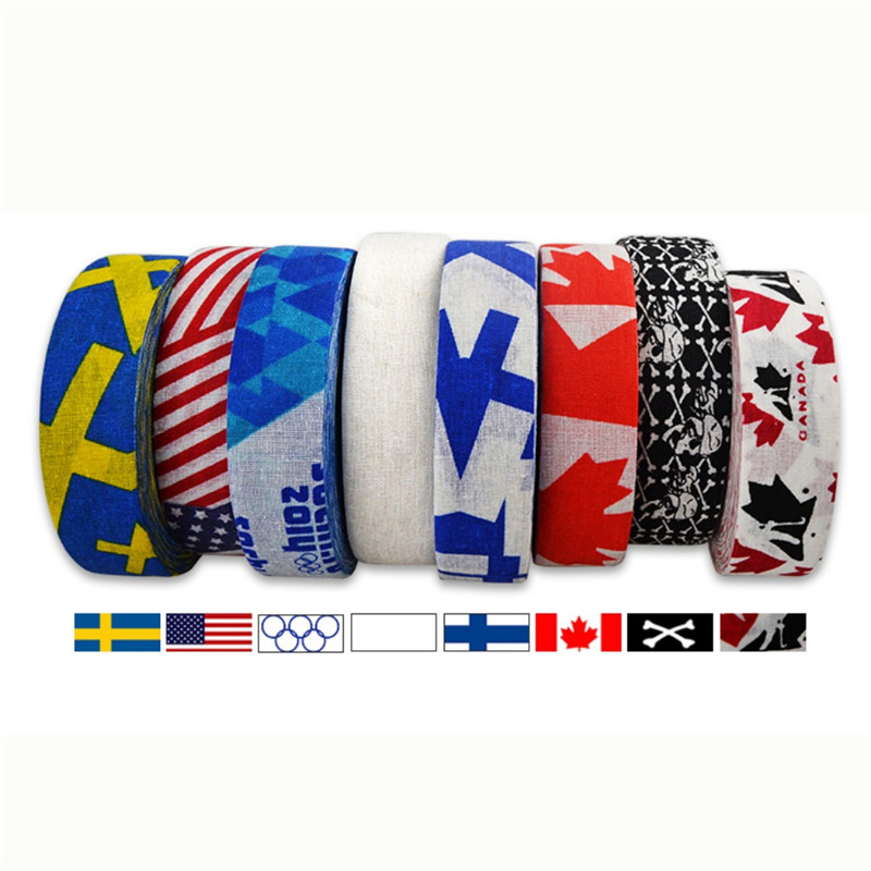 Hockey Stick Tape Multipurpose Colorful Sport Safety Cotton Cloth Enhances Ice field Hockey badminton Golf Tape