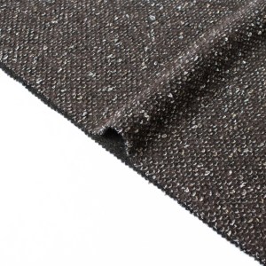 Coffee Brown Wool Blend fabric for Women Coat