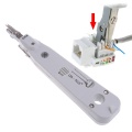 Ethernet Network Patch Panel Faceplate Punch Down Tool RJ11 RJ45 Cat5 with Sensor X6HA