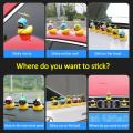 Car Duck With Helmet And Broken Wind Small Yellow Duck Helmet For Road Bike Bicycle Accessories With Light & Without Light Duck