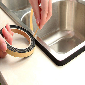 Stove Slit Strip Antifouling Dust Waterproof Seal Kitchen Black Adhesive Door Window Sealing Strip Kitchen Accessories