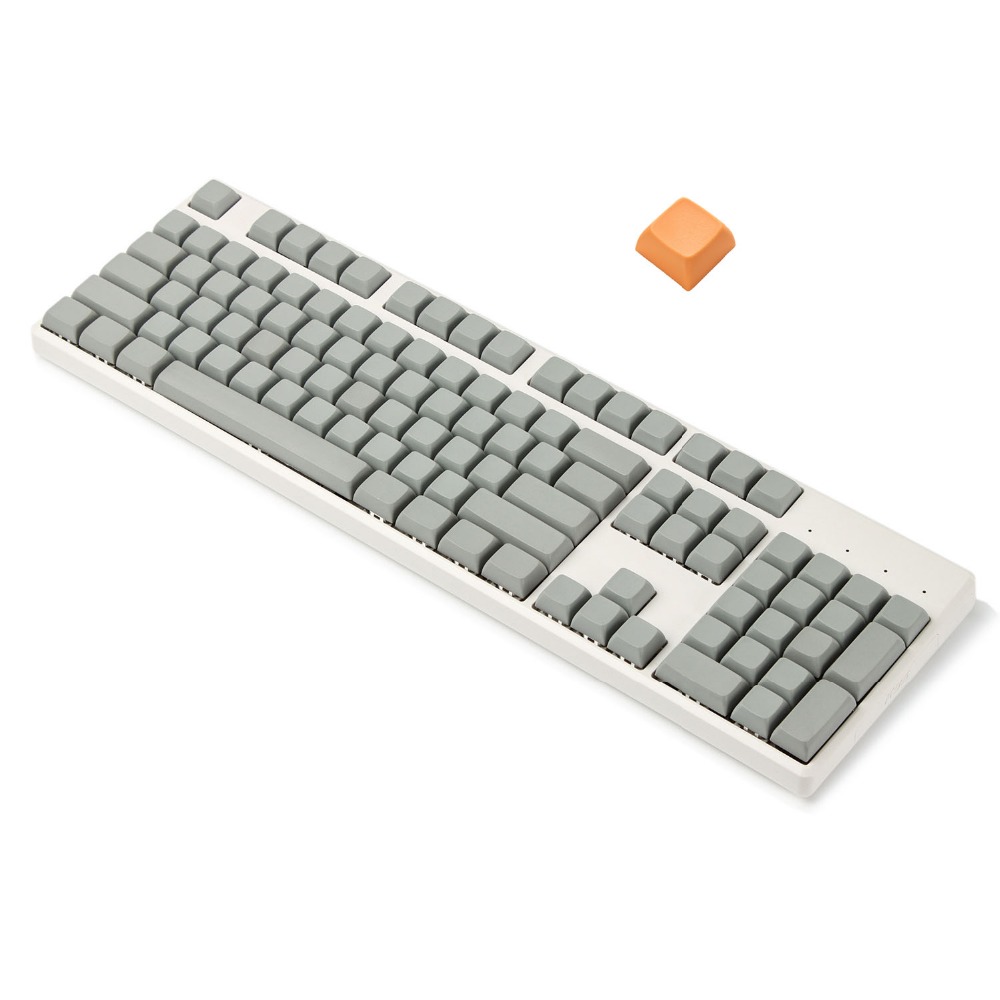 YMDK 61 87 104 Orange Gray XDA Full Keyset Similar to DSA For MX Mechanical Keyboard