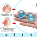 2pcs Blue Soft Silicone Gel Toe Separator Hallux Valgus Bunion Spacers Thumb Corrector Foot Care Tool C1708