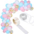 166pcs/set Macaron Yellow Blue Pastel Balloons Garland Arch Kit for Birthday Wedding Baby Shower Anniversary Party Decoration