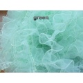 5cm Wide Color Organza Pleated Tulle Lace Fabric DIY Clothing Skirt Toy Doll Clothes Decoration Bouquet Bow Packaging Material