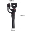 H2 3 Axis Handheld Gimbal USB Charging Video Record Universal Adjustable Direction Smartphone Stabilizer with Stand
