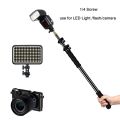 Aluminum Alloy Handheld Grip Rig Support Rod Photo Studio Accessories Holder for Speedlite/LED Flash Light Microphone Holder