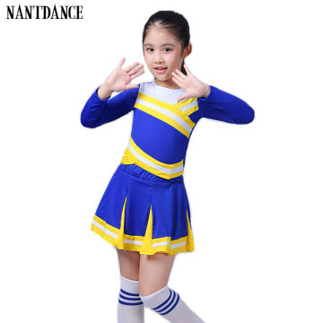 Children Academic Dress Primary School Uniforms Set Girl Cheerleader Cheer Leaders Costume Boy Aerobics Clothing Girls Uniforms