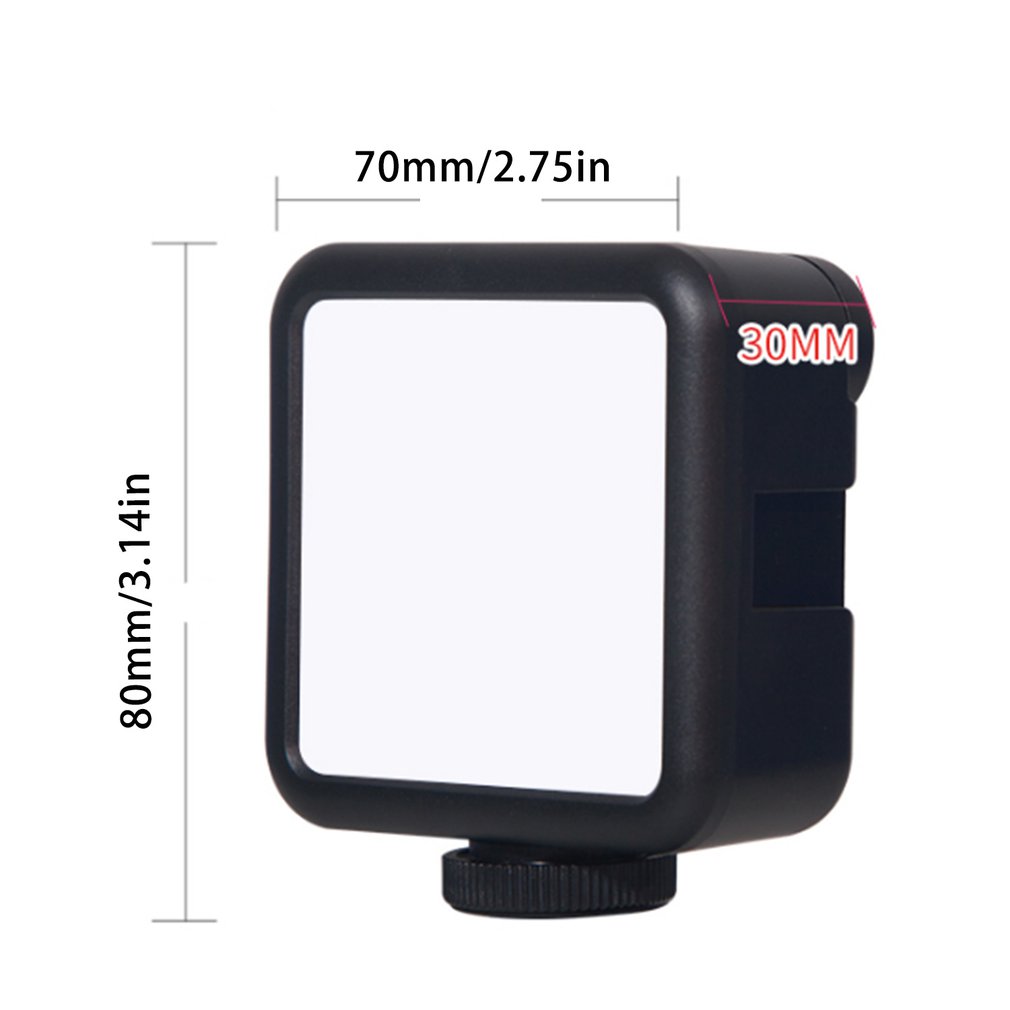 W49s Built In Battery 6w High Power Fill-in Light Photographic Lamp Mini Led Fill Light For Photography Live Broadcast