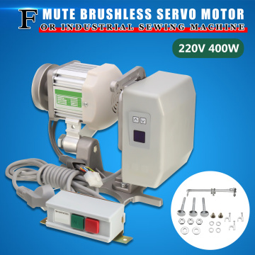 400W Brushless Motor Energy Saving Mute Adjustable For Industrial Sewing Machine 220V 6N.M 4500RPM Electric Sewing Machine Motor