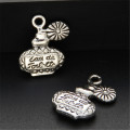 20pcs Silver Color Zinc Alloy Perfume Bottles Charms Diy Handmade Jewelry Findings Accessories A569