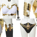 ROLECOS FGO Ishtar Cosplay Costume FGO Babylonia Ishtar Game Cosplay Women Sexy Costume Bikini Swimsuit Halloween