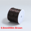 0.8mmX50m Brown