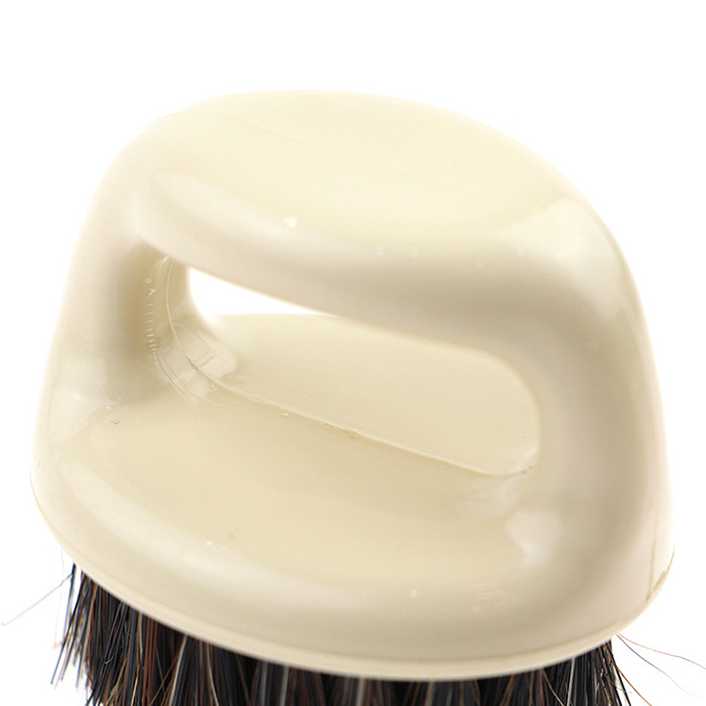 Men 's Shaving Brush Horse Bristle Shaving Brush Plastic Portable Barber Beard Brushes Salon Face Facial Cleaning Brush