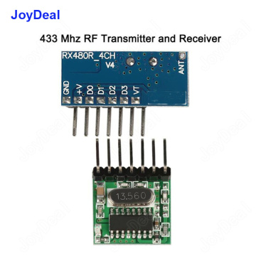 433Mhz RF Relay Receiver and Transmitter Module EV1527 Learning Code Wireless 433 MHz Mini Remote Control Switch for Garage Door