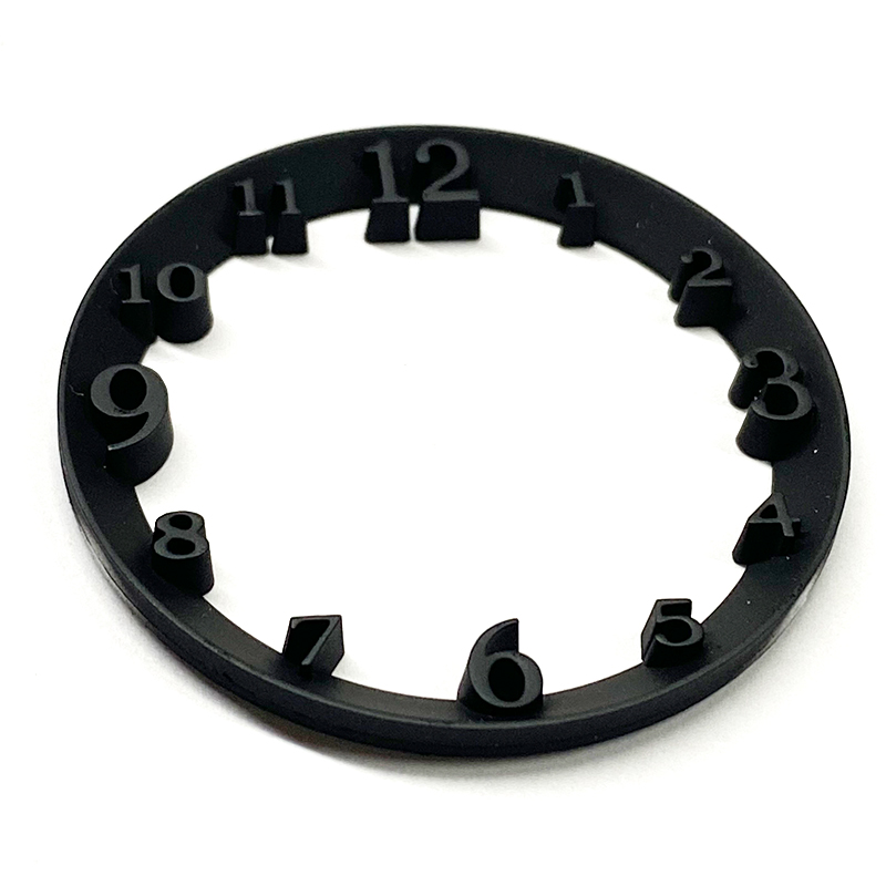 Stamped index watch dial for man's watch