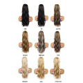 Alileader Highlight Haiepiece Long Water Wave Pony Tail Drawstring Synthetic Ponytail Extension for Daily Use