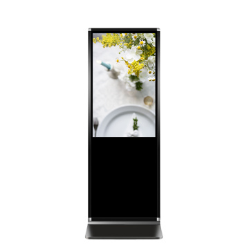 55 inch indoor IR touch screen floor standing digital signage displays and Advertising Players hd tft LCD smart touch screen
