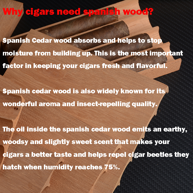 New Arrival Cigar Tray Cigar Companion Premium Spanish Cedar Lumber Case for Cigar humidor 4 Slots Cigar Accessory on Sale