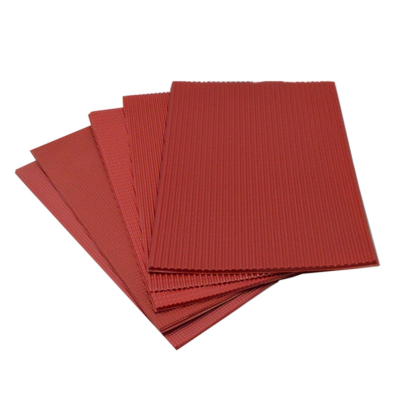 NHBR-5Pcs/Lot Scale Model Building Material Pvc Sheet Tile Roofs in Size 210X300Mm for Architecture Layout