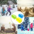 Winter Outdoor Snow Block Mold Plastic Summer Sand Castle Brick Foundation Mould Children Funny Play Mold Toy