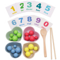 Candywood Children Math Toys Kids Early Educational Toys Clip Beads Multi-functional learning Toy For Children Montessori