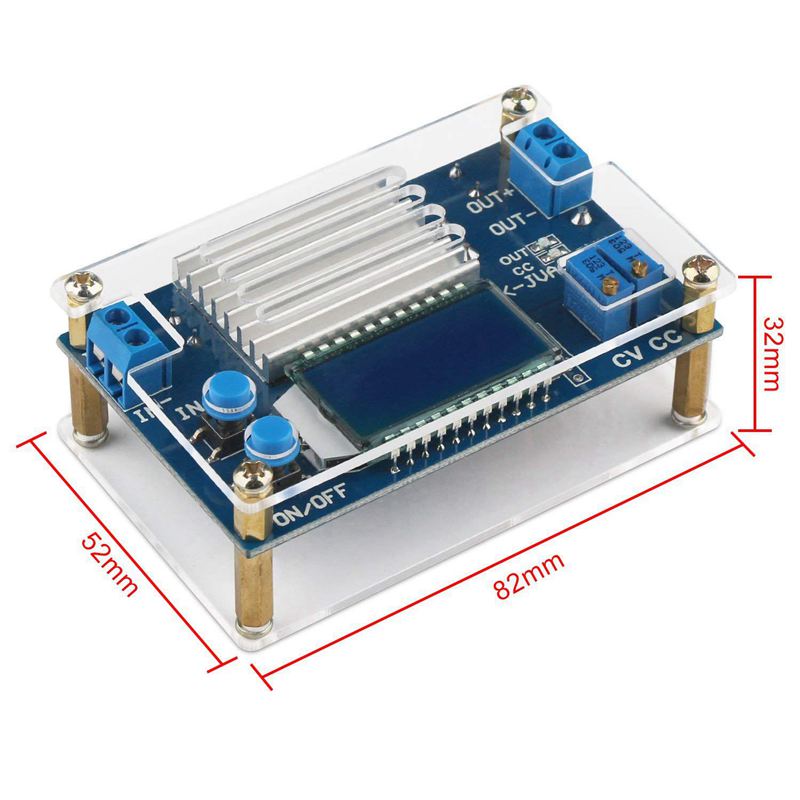 DC 0-32V 12A Constant Voltage Current LCD digital Voltage Current Display Adjustable Buck Step Down Power Supply Module Board