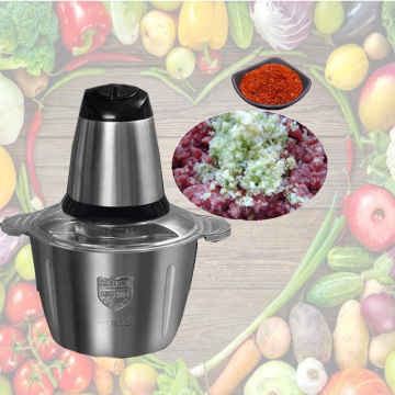 3L Homeuse vegetable grinding machine meat mincing machine food chopping bowl garlic cutter machine chili chopper machine