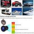 12/24V Car Motorcycle Universal USB Car Phone Charger Car Voltmeter Two in One Can Be Installed On The Travel Tool