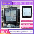 Car GPS navigation For-Porsche cayenne 2012-2018 Android car stereo car multimedia player DVD player tesla style Vertical Screen