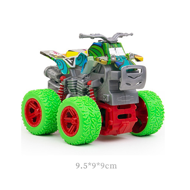 Kids Toys Hobbies Motorcycle Car for Boys Truck Inertia SUV Dynamic Stunt Car 4WD Model Off-road Anti-fall Vehicle Children Gift