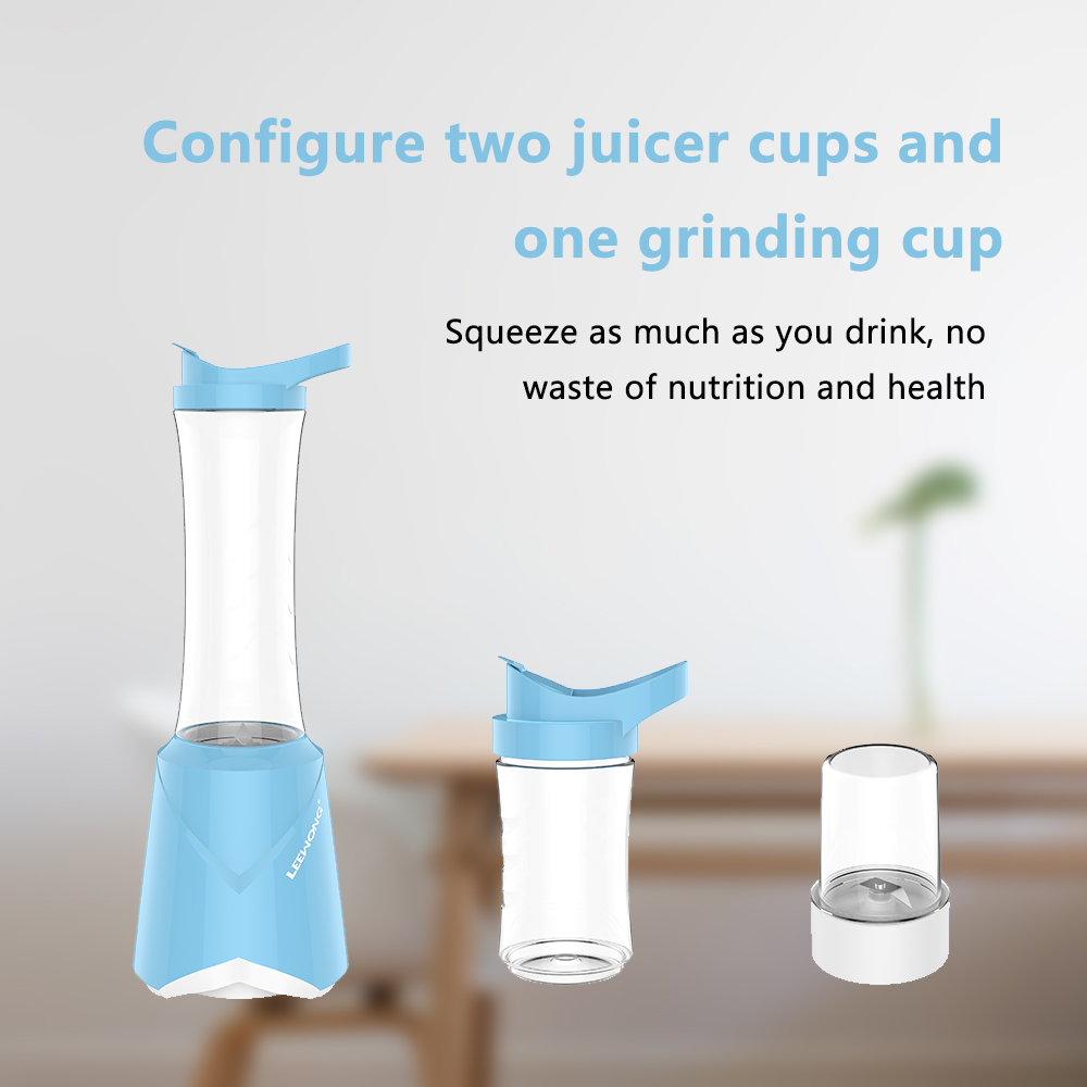 LEEWONG Electric Mini Multi-functional Automatic Portable Blender Household Coffee Grinder Fruit Juicer Outdoor