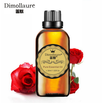 Dimollaure Rose Essential Oil Skin Care Relax Spirit Aphrodisiac Aromatherapy Fragrance Lamp Spa Body Massage Foot Bath