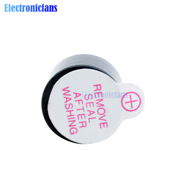 10pcs 3V Active Buzzer Magnetic Long Continous Beep Tone Alarm Ringer 12mm Electronic Diy Kit For Computers Printers