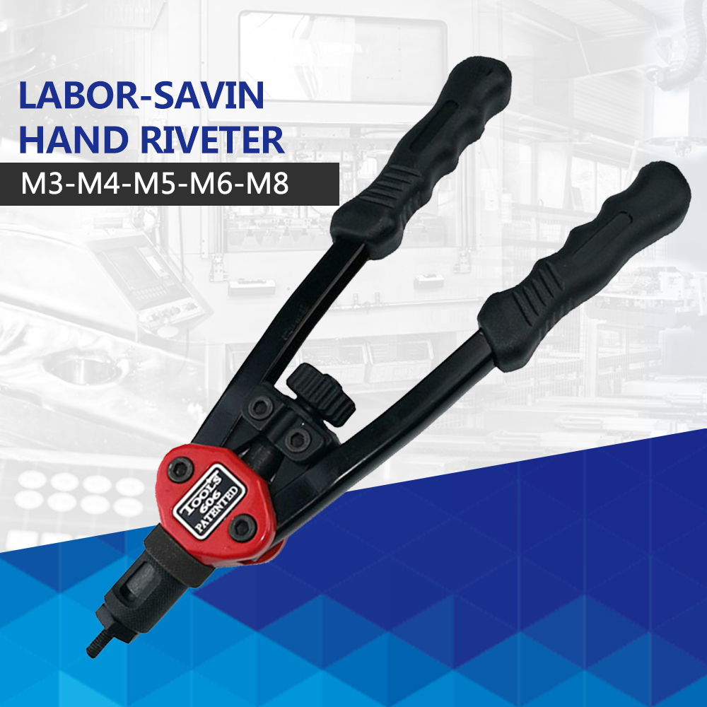 Labor-savin Hand Riveter Manual Pull Rivet Nut Machine Riveting Tools M-3, M-4, M-5, M-6, M-8