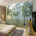 Green Forest 3D Nature Landscape Wallpaper Custom Size Bedroom Living Room Sofa Background Home Decor 3D Mural Wall Paper Roll