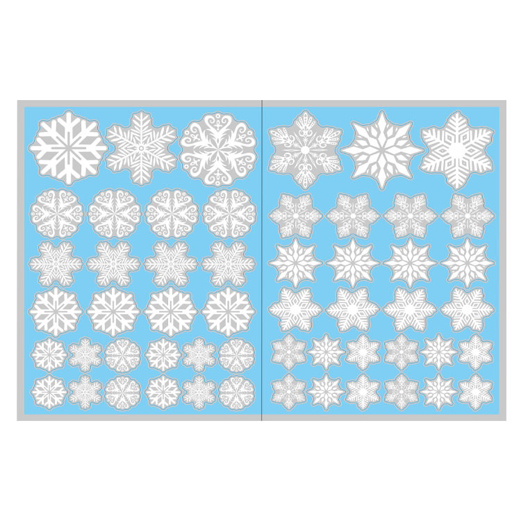 Christmas Snowflake Window stickers Winter Glass Wall Stickers Kids Room store showcase Christmas Decoration for Home Sticker