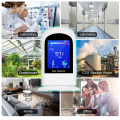 Rechargeable CO2 Meter Carbon Dioxide Gas Detector Digital Dioxide CO2 Tester Temperature & Humidity Meter Air Quality Monitor