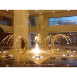 stainless steel laminar jumping fountain