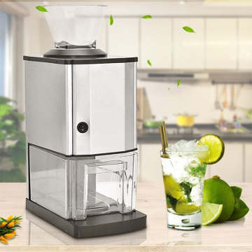 COSTWAY High Quality Electric Stainless Steel Ice Cube Shaver Maker Portable and Compact Ice Crusher Electric Machine For Party